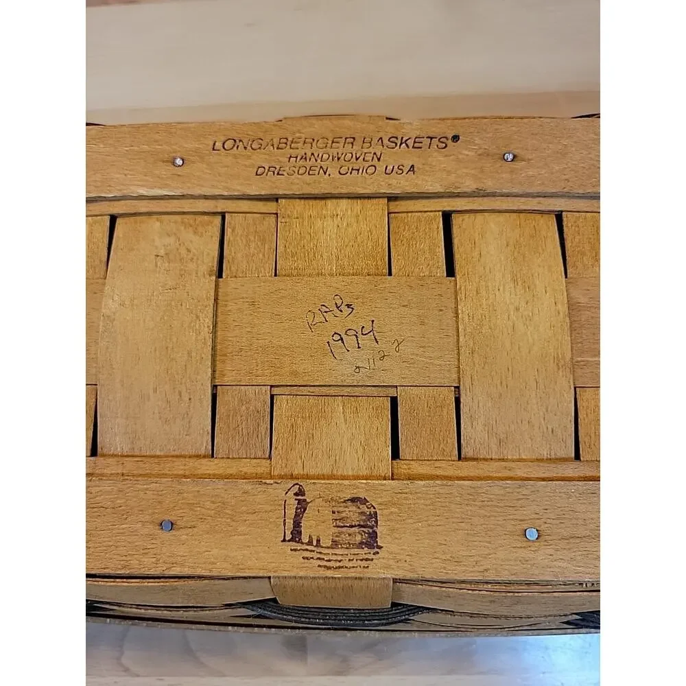 Longaberger divided basket